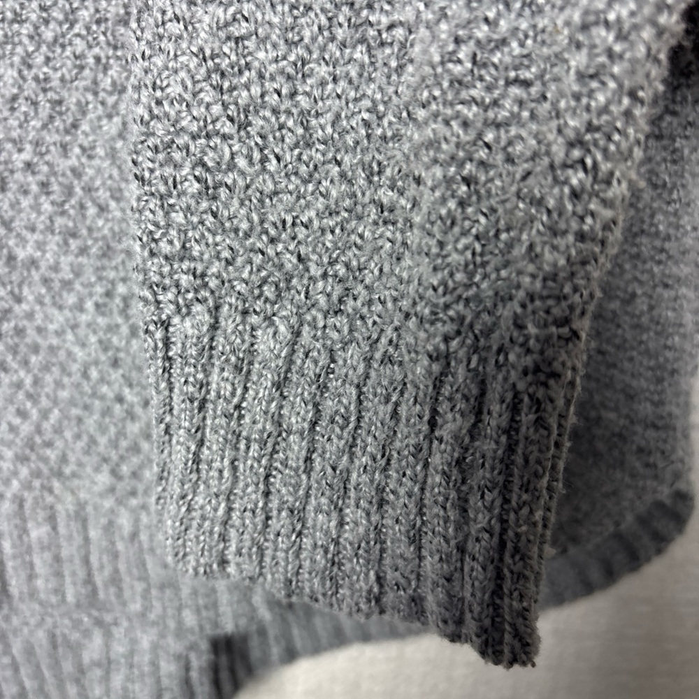 Pink Clover Light Gray Women's Crew Neck Sweater - Picture 6 of 8